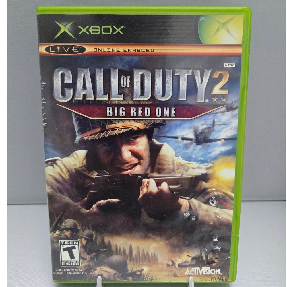 Call of Duty 2 Big Red One & COD 4 Modern Warfare GOTY Bundle - Xbox- 2 Games